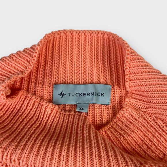 Tuckernuck Broadway Stripe Colorblock Knit Mockneck Sweater Size XXL - Picture 4 of 7